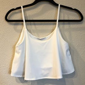 Zara flowy crop top